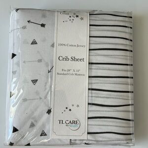 New TLCare Baby Crib Sheet 2 pack